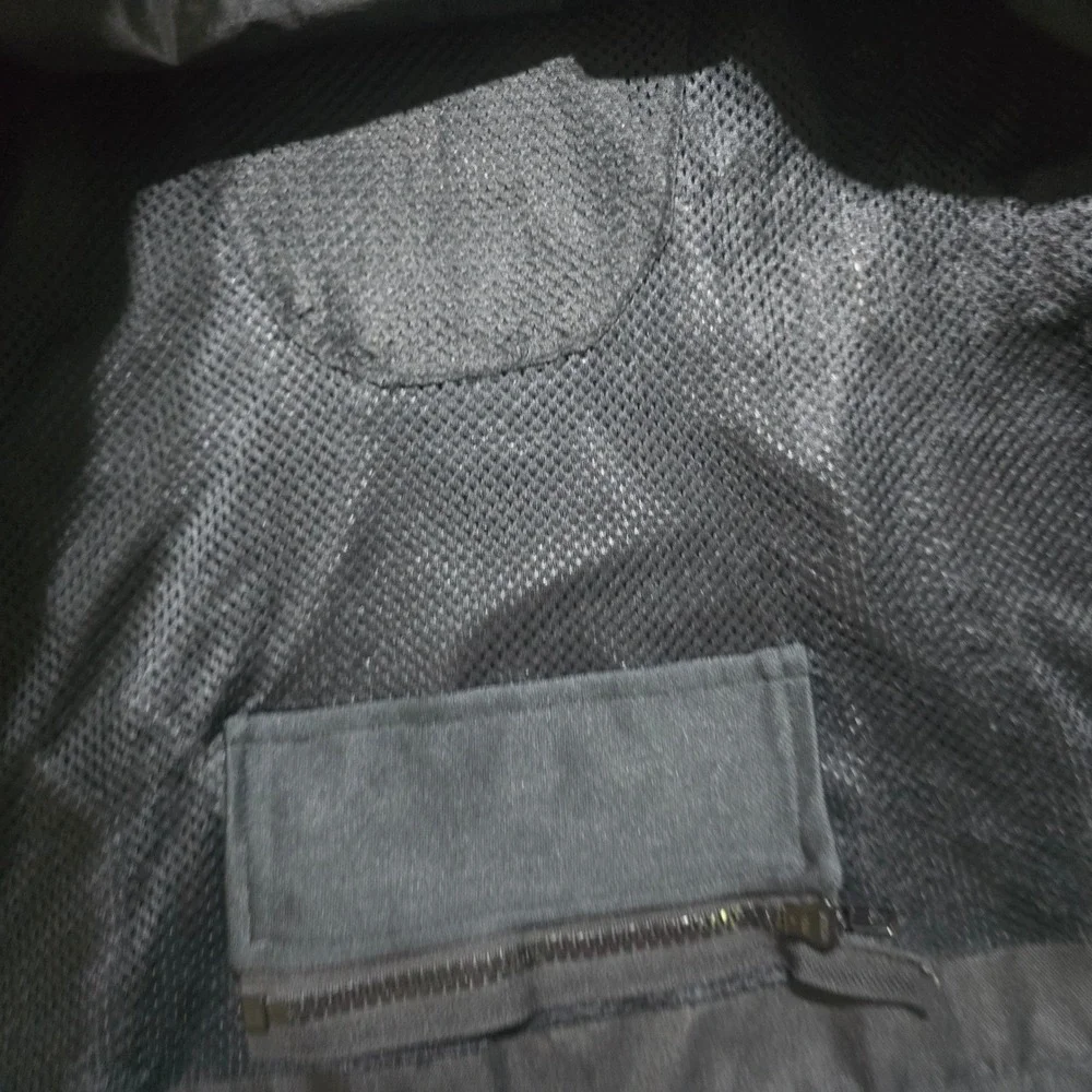 Nexgen Motorcycle Jacket Mens XL Black Waterproof Nylon Quilted Padded Utility